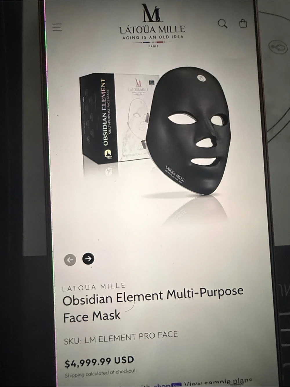 Obsidian Element Multi-Purpose Face Mask - Black